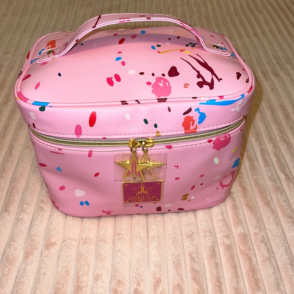 Jeffree Star Pink Jawbreaker Travel Makeup Bag